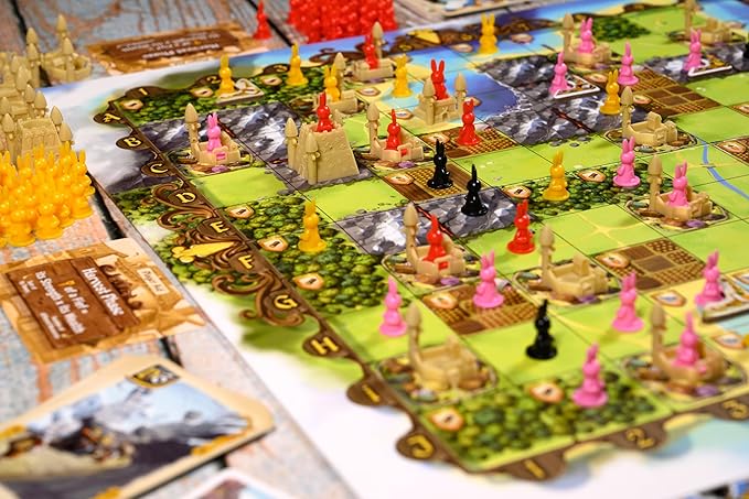 IELLO: Bunny Kingdom Strategy Board Game Expand Your Fief By Just a Hare 45 Minute Play Time 2 to 4 Players for Ages 14 and Up