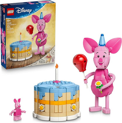 LEGO Disney Piglet's Birthday Fun Building Toy - Winnie The Pooh Toy for Girls &amp Boys Ages 9+ - Gift for Birthdays - Kids Room Decor - 43305