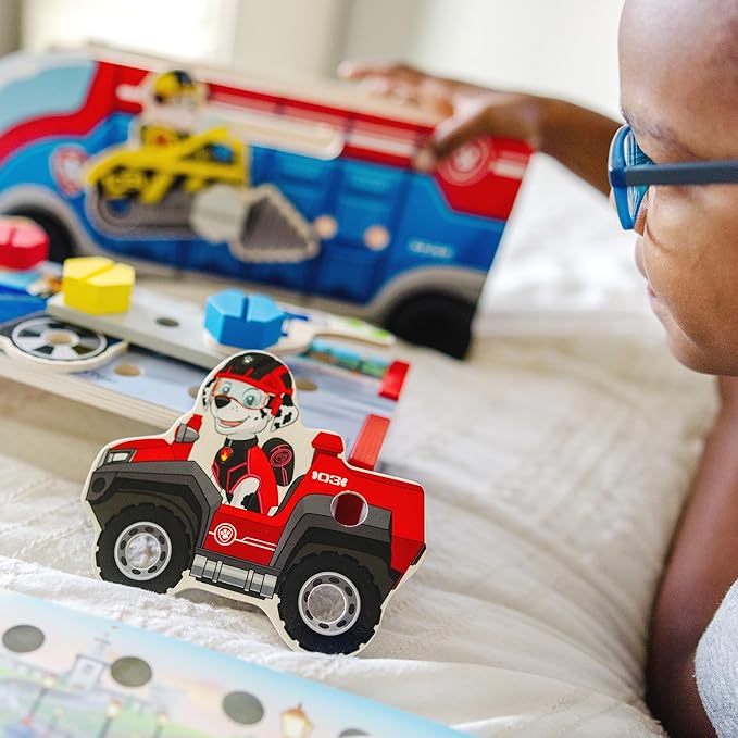 Melissa &amp Doug PAW Patrol Match &amp Build Mission Cruiser - FSC Certified