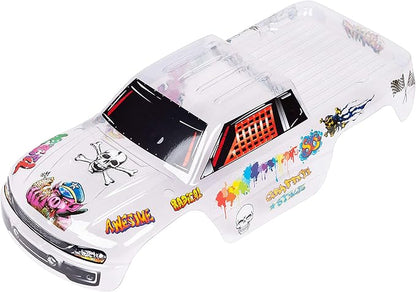 SummitLink Custom Body Compatible for 1/10 Scale RC Car or Truck (Truck not Included) (Unpainted with Stickers)