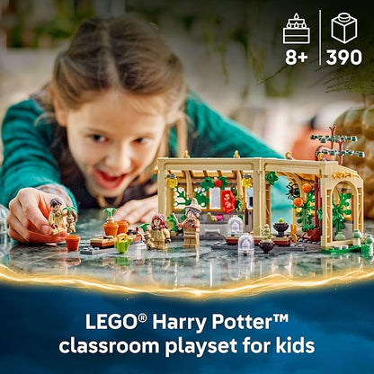 LEGO Harry Potter Hogwarts Castle: Herbology Class Kids Toy - Building and Learning Toy for Pretend Play - Harry Potter Collectible for Boys and Girls Ages 8+ - Birthday Gift Idea - 76445