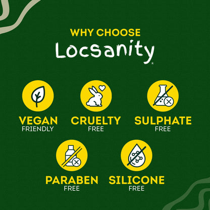 Locsanity Daily Moisturizing Refreshing Spray for Locs, Dreadlocks - Rose Water and Peppermint Hair Scalp Moisturizer, Dreadlock Spray - Natural Loc Care and Maintenance (12oz)