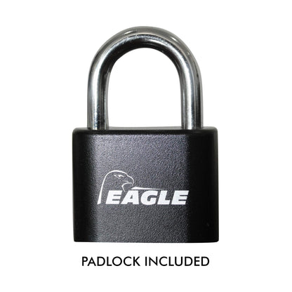 EAGLE-EG718 Fire Department Box EFB-2000 w/Combination Padlock Heavy Duty Stainless Steel Lock EG717