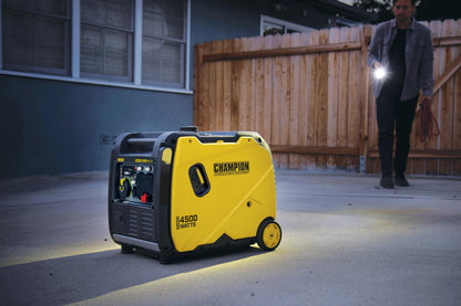 Champion Power Equipment 4500-Watt RV Ready Portable Inverter Generator with Quiet Technology and Free 3-Year Warranty