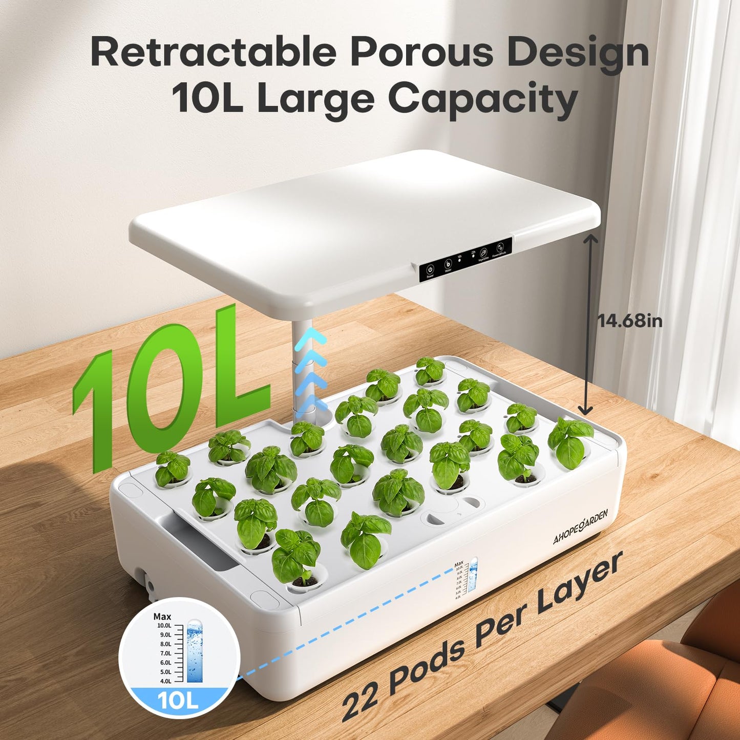 Hydroponics Growing System Indoor Garden with 167pcs Seed Compatible