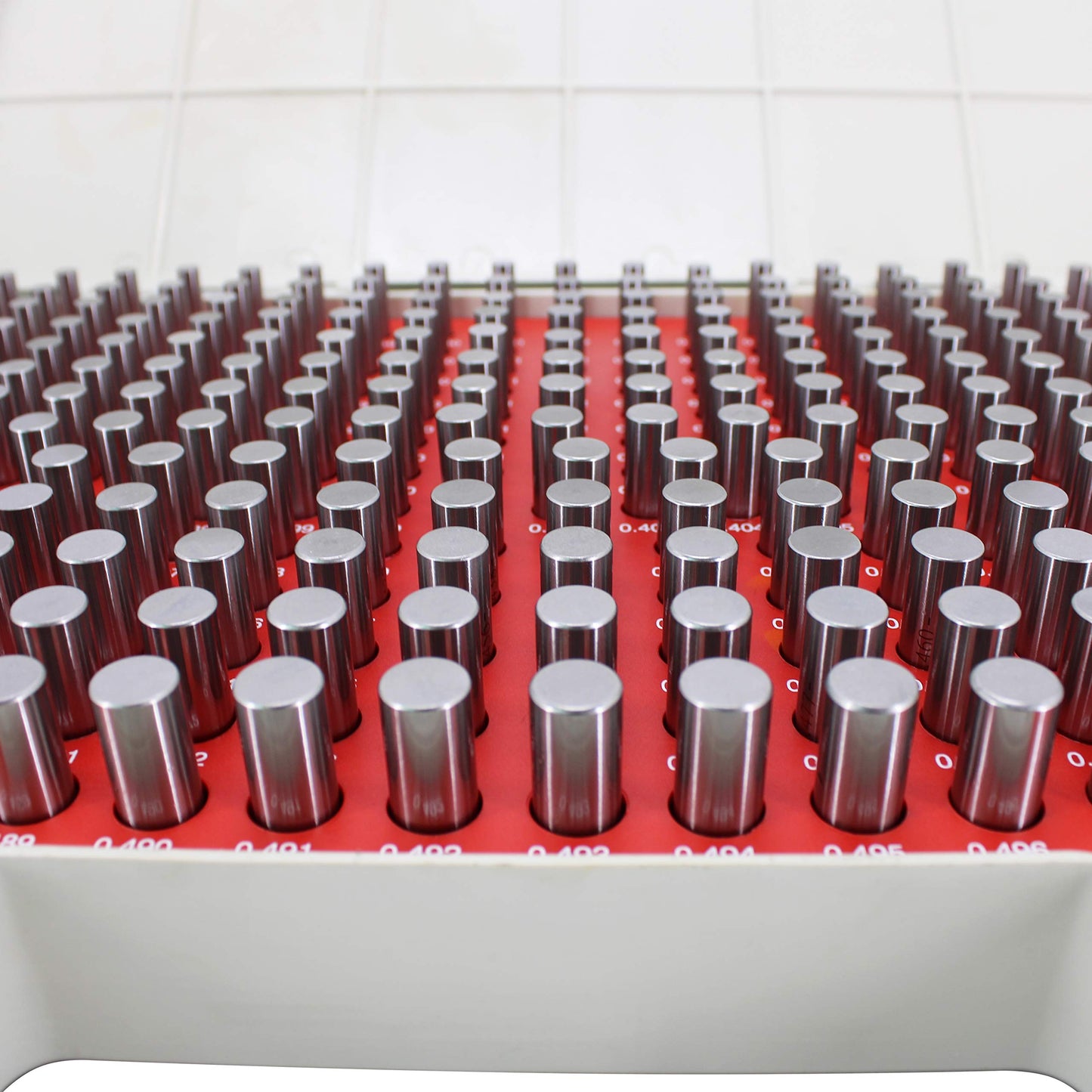 TEXALAN(R) Plus Pin Gage Set with Storage Case Steel for Measuring Holes 250pcs 0.251"-0.500" M2