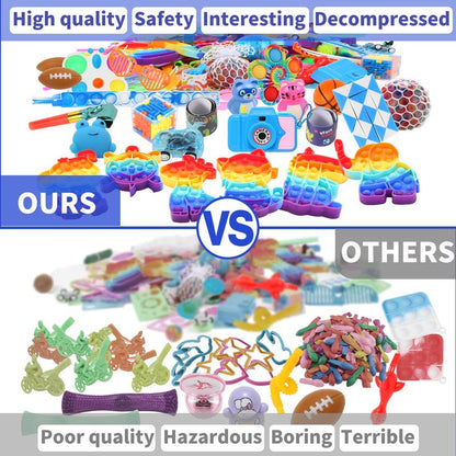 BILLFULL 1000 Pcs Party Favors for Kids, Fidget Toys Bulk, Birthday Gift Toys, Fidgets Stocking Stuffers, Treasure Box Party, Goodie Bag Carnival Prizes, Pinata Filler Stuffers Classroom
