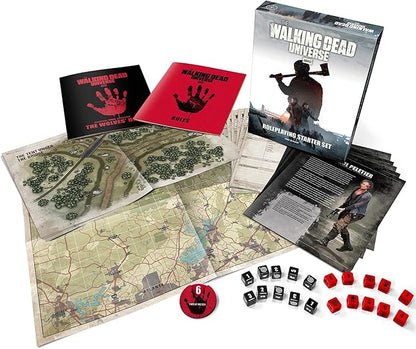 The Walking Dead Universe RPG: Starter Set - Boxed Set - Everything You Need To Get Started Roleplaying Horror Free League Publishing