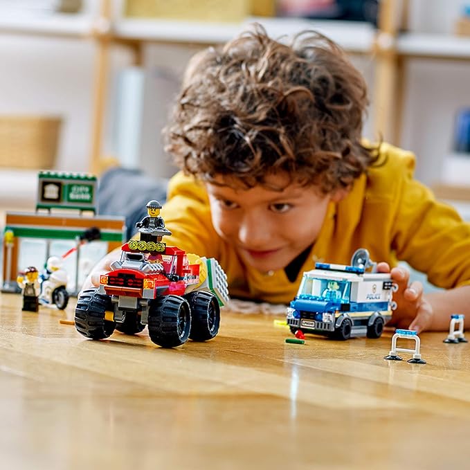 LEGO City Police Monster Truck Heist 60245 Police Toy Cool Building Set for Kids (362 Pieces)
