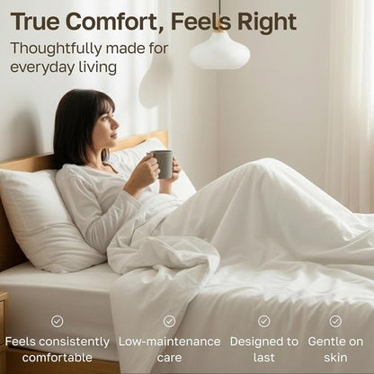 California Design Den Full Size Bed Sheets Set - 100% Cotton, 400 Thread Count, Silky Smooth Sateen, Deep Pockets - Burgundy Red