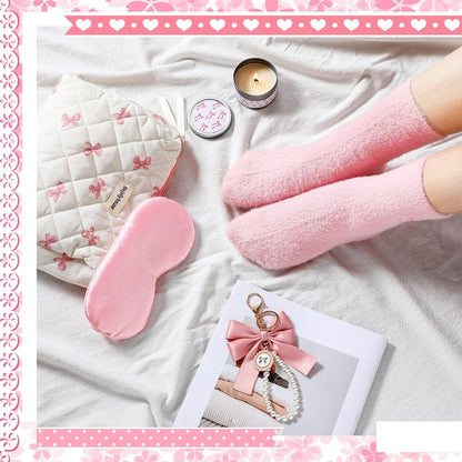 Skylety Pink Bow Gift Baskets for Teen Girls, Women Mothers Day Gifts Trendy Stuff Coquette Bow Teen Girl Birthday Self Care Box Gift for Her, Sister Friend Women Sweet 16th 18th 21st Box