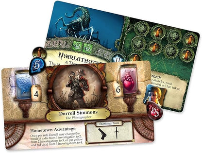 Elder Sign Board Game - Supernatural Intrigue Cooperative Dice Adventure! Horror Mystery Game Ages 14+ 1-8 Players 1-2 Hour Playtime Made by Fantasy Flight Games