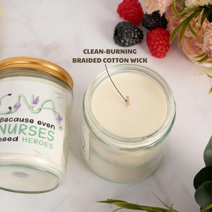 CNA Gifts, CNA Appreciation Week Gifts 2026, Nursing Assistant Gift, Nursing Assistant Gift for Birthday, Lavender Candle 8 Ounces for Mom
