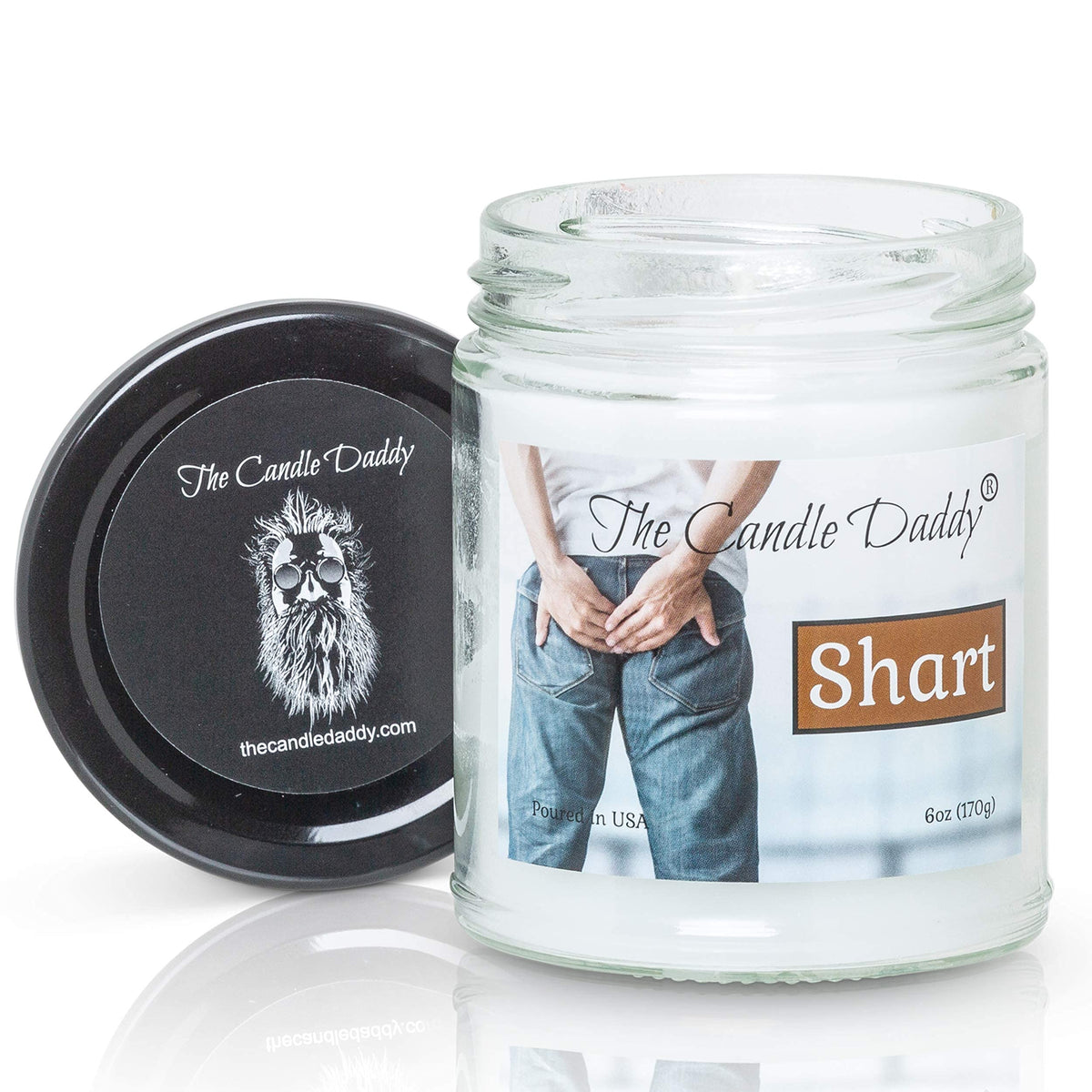 Shart - Terrible Near Turd Scented Melt- Maximum Scent - Funny 6 oz Jar Candle- 40 Hour Burn time Hilarious Prank Gag Gift for Him Her Best Friend BFF Joke Candle