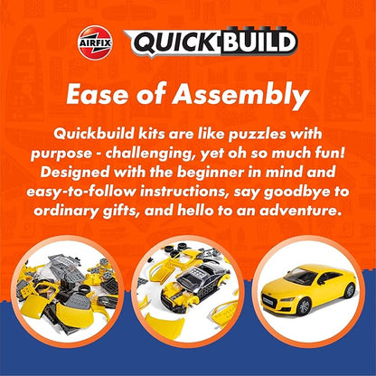 Airfix J6050 Quickbuild Plastic Model Bus Kits - Transport for London New Routemaster - Easy Assembly Snap Together Model Kit Classic Bus for Adults &amp Kids to Build Model Bus Building Toys Set