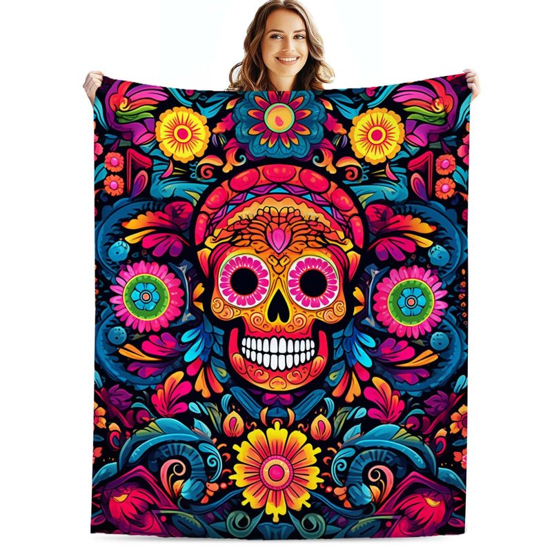 Firmiso Hummingbird Throw Blanket, Hummingbird Gifts for Women, Bird Blanket for Home Decor, Soft Lightweight Fleece, Washable No-Pilling, Single Sided, Hand/Machine Wash, 50x60 Inches