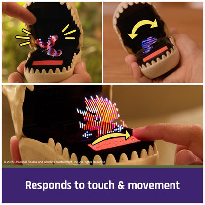 BITZEE, Jurassic World Interactive Dinosaur Toy with 25 Dinosaurs Inside, Reacts to Touch, Pods Connect & Interact, Digital Pet Kids Toys for Ages 5 and up