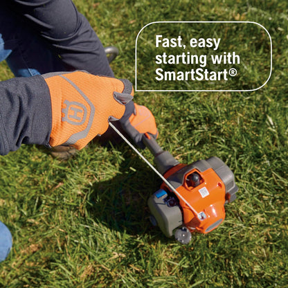 Husqvarna 122LKH Gas Hedge Trimmer, Multi-Purpose Tool with Hedge Trimmer Attachment, 21-Inch Cutter Bar with Double-Sided, Double Reciprocating Blades, Gifts for Men, 970796101