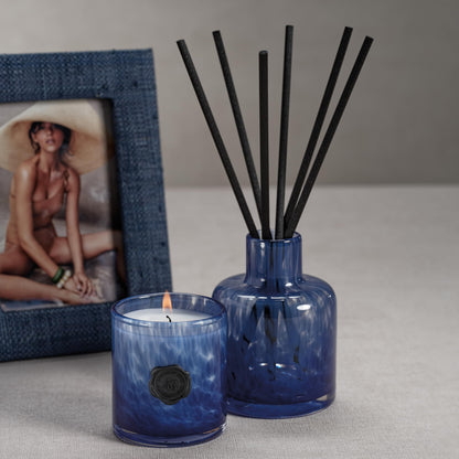 Zodax Apothecary Guild Scented Opal Glass Jar Candle in Gift Box - 4 oz - Sea Salt Coastal Mist