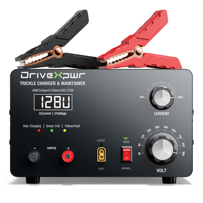 Adjustable Battery Charger 6V 8V 12V 24V 36V 48V 60V 72V 84V 96V,18A Automatic Battery Maintainer,Battery Desulfator Maintainer for Lead-Acid LiFePO4 Lithium,Suit Automotive Golf Cart Truck Mower(X50)