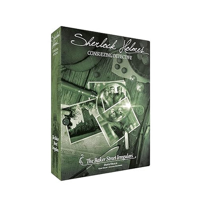 Sherlock Holmes Consulting Detective - The Baker Street Irregulars Board Game - Captivating Mystery Game for Kids &amp Adults Ages 14+ 1-8 Players 90 Min Playtime Made by Space Cowboys