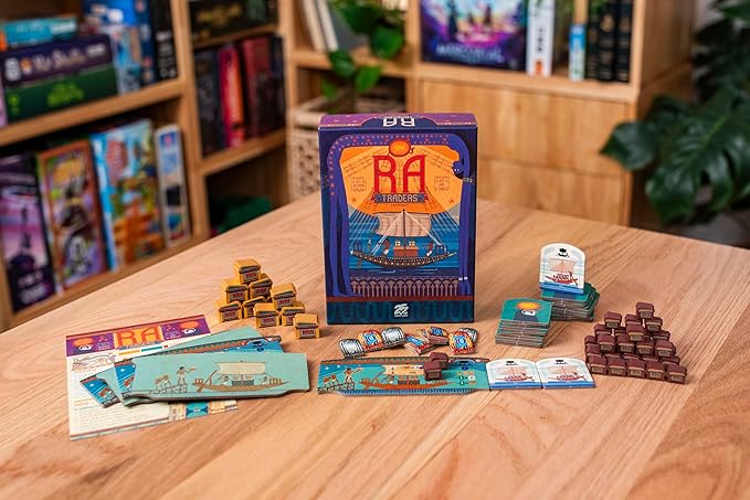 RA by 25th Century Games – Ancient Egyptian Theme Auction and Set-Collection Board Game for 2-5 Players and Ages 12+
