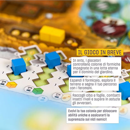 Cranio Creations - Ants - Ants to conquer the garden - 2-4 players 90 minutes - Game for experts - Age 13+ - Italian edition