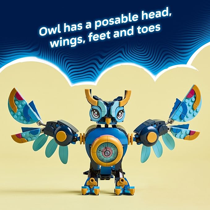 LEGO DREAMZzz Zoey’s Time Owl Building Toy - Pretend Play Set for Girls &amp Boys - Storytelling Toy for Kids Ages 8+ with 2 Construction Modes - Gift Idea for Birthdays &amp Holidays - 71494
