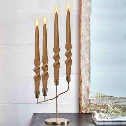 Spiral Taper Candle Twist Candles Dinner Candles Unscented Candle Stick Elegant Design for Home Décor Weddings Party Festive Seasons Holiday
