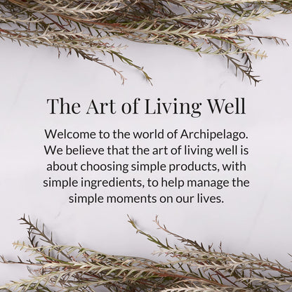 Archipelago Botanicals Luna Glass Jar Candle, Lemon Verbena, Lavender and Thyme Scent, Lead-Free Candle Wicks, Burns Approx. 60 Hours (8.6 oz) (Pack of 2)