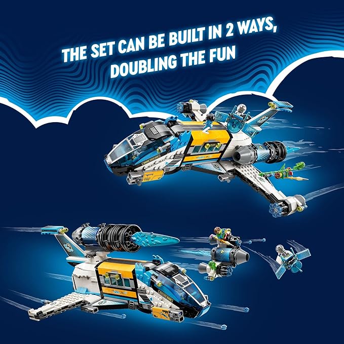 LEGO DREAMZzz Mr. Oz’s Spacebus Building Set Spaceship Toy for Kids Space Shuttle School Bus Unique Space Travel Gift for 9+ Year Olds 71460