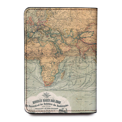 Personalized Passport Holder Travel Wallet PU Leather Vaccine Case Protector Cover Credit Card Slots RFID Blocking Customized for Women and Men Cute