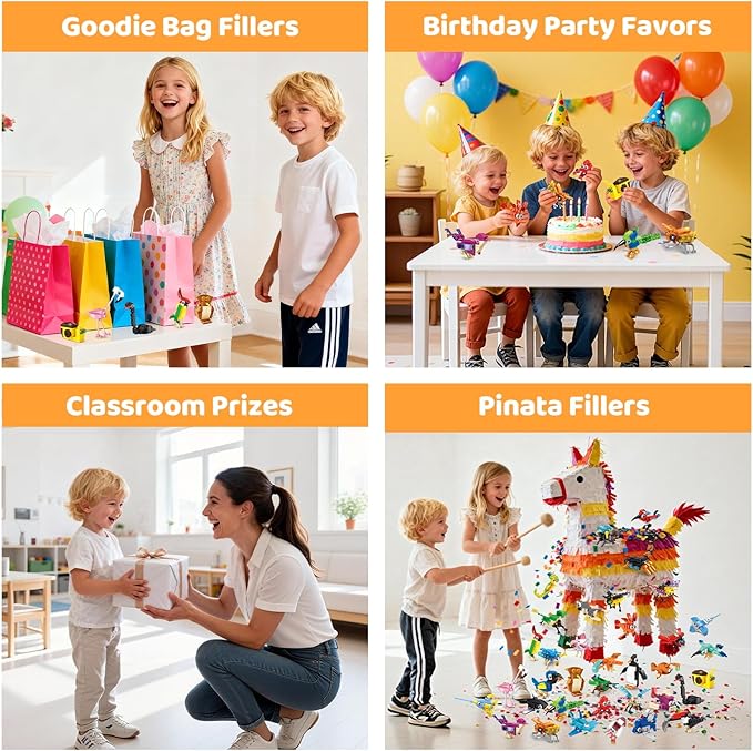 36 Packs Mini Building Blocks Set Party Favors Building Blocks for Kids 4-8 Goodie Bags Stuffers for Kid Prize Box Toys for Kids Classroom