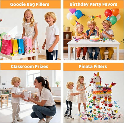 36 Packs Mini Building Blocks Set Party Favors Building Blocks for Kids 4-8 Goodie Bags Stuffers for Kid Prize Box Toys for Kids Classroom