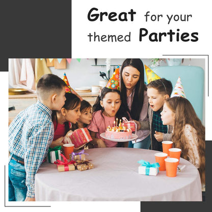 5 Pack Premium White Plastic Tablecloth - 108 x 54 in. Disposable Rectangle Plastic Table Cloth - Decorative Rectangle Table Cover Smooth Tablecloth - Disposable Table Cloths For Parties, Weddings.