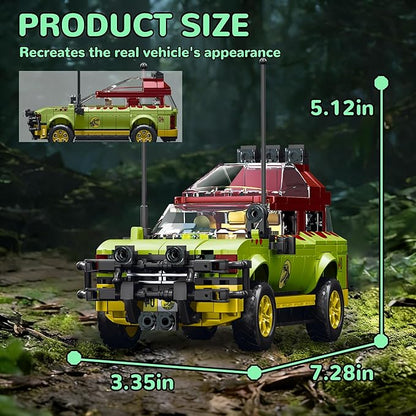 Dinosaur Classic Off-Road Vehicle Building Set 3-in-1 All-Terrain Car Trucks Collection Model Kit for Adults -1632PCS