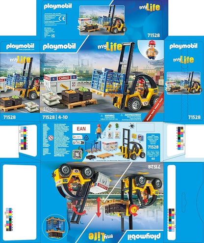 Playmobil Forklift Truck with Cargo