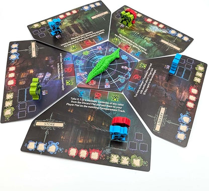 Tiny Epic Cthulhu Deluxe | Cooperative Strategy Board Game | Lovecraftian Horror with Madness Spinner | Adults &amp Teens | 1-4 Players Age 14+