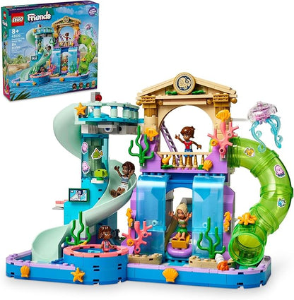 LEGO Friends Heartlake City Water Park Building Toy - Pretend Play Toy Figures &amp Playsets for Girls &amp Boys Ages 8+ Years - Gift for Kids W/Mini-Dolls - 42630