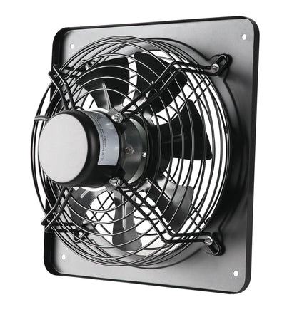 12 Inch Window Exhaust Wall Mounted Ventilation Basement Extractor Industrial Fan 720 CFM High-Speed1460 RPM Industrial Fan for Home Garage Office Commercial Use (12 Inch+Speed Control)
