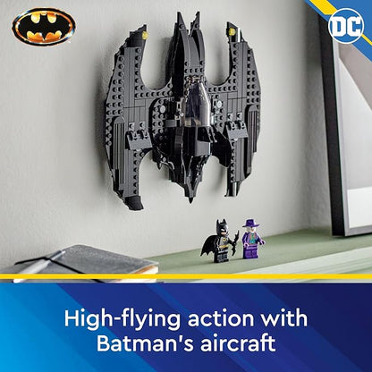 LEGO DC Batwing: Batman vs. The Joker 76265 DC Super Hero Playset Features 2 Minifigures and a Batwing Toy Based on DC’s Iconic 1989 Batman Movie DC Birthday Gift for 8 Year Olds