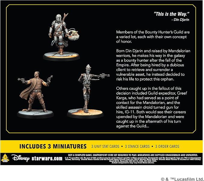 Star Wars Shatterpoint Certified Guild Squad Pack - Tabletop Miniatures Game Strategy Game for Kids and Adults Ages 14+ 2 Players 90 Minute Playtime Made by Atomic Mass Games