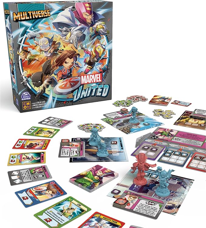 CMON Marvel United: Multiverse Core Box - Standalone Expansion with Highly Detailed Miniatures Cooperative Superhero Board Game for Kids &amp Adults Ages 14+ 1-5 Players 45 Min Playtime Made by