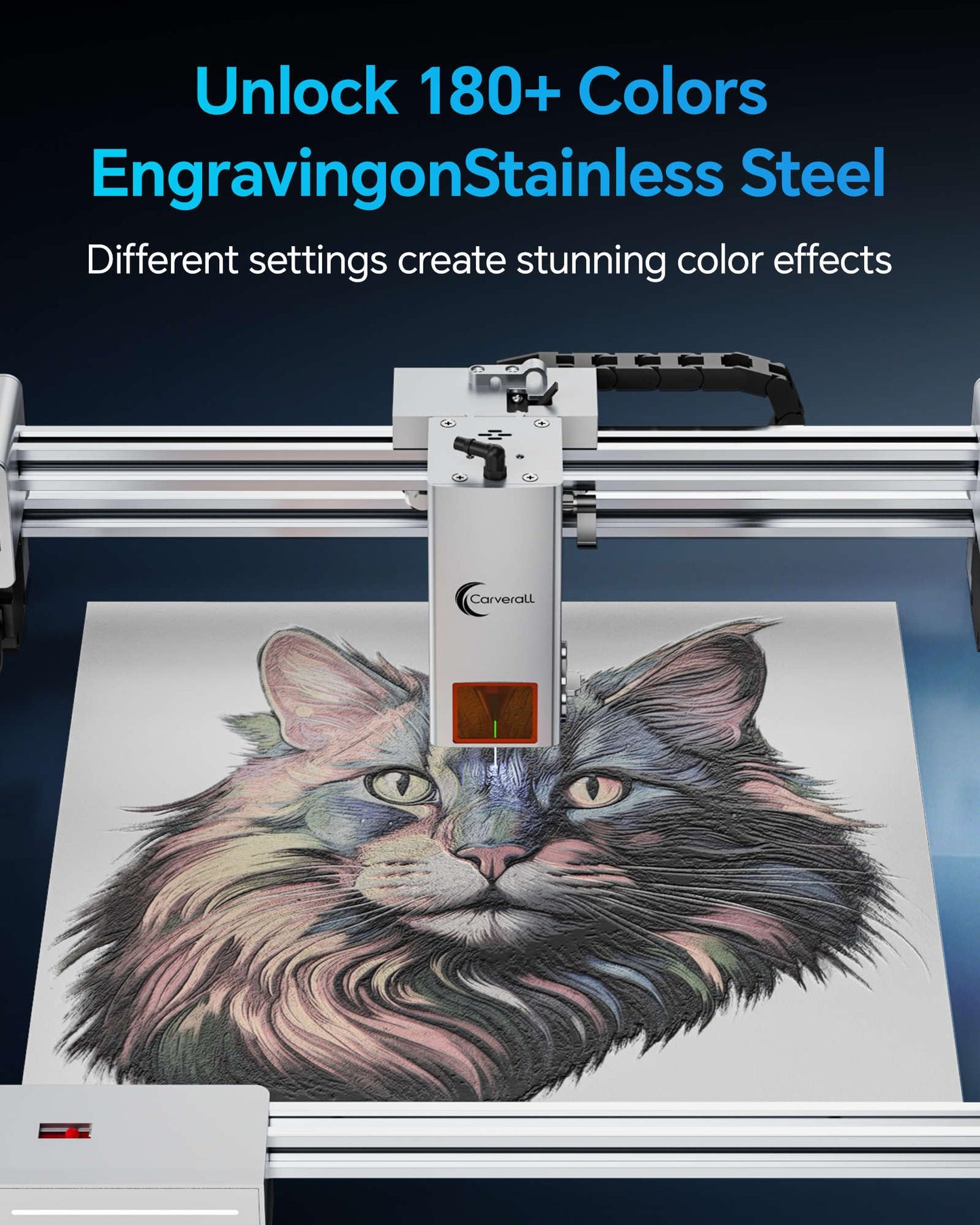 Carverall X1/JL9 20W Laser Engraver and Cutter with Air Assist, Laser Engraving Machine for Wood Metal Acrylic Glass Stone, Powerful DIY CNC Laser Cutter 11.8" x 11.8" 20000mW Class1