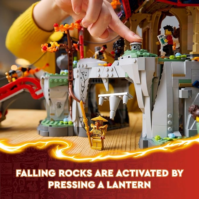 LEGO NINJAGO Tournament Temple City Building Toy for Teen Boys &amp Girls Ages 14+ Great for Dragons Rising Fans Who Enjoy Model Building Sets and NINJAGO Toys - 71814