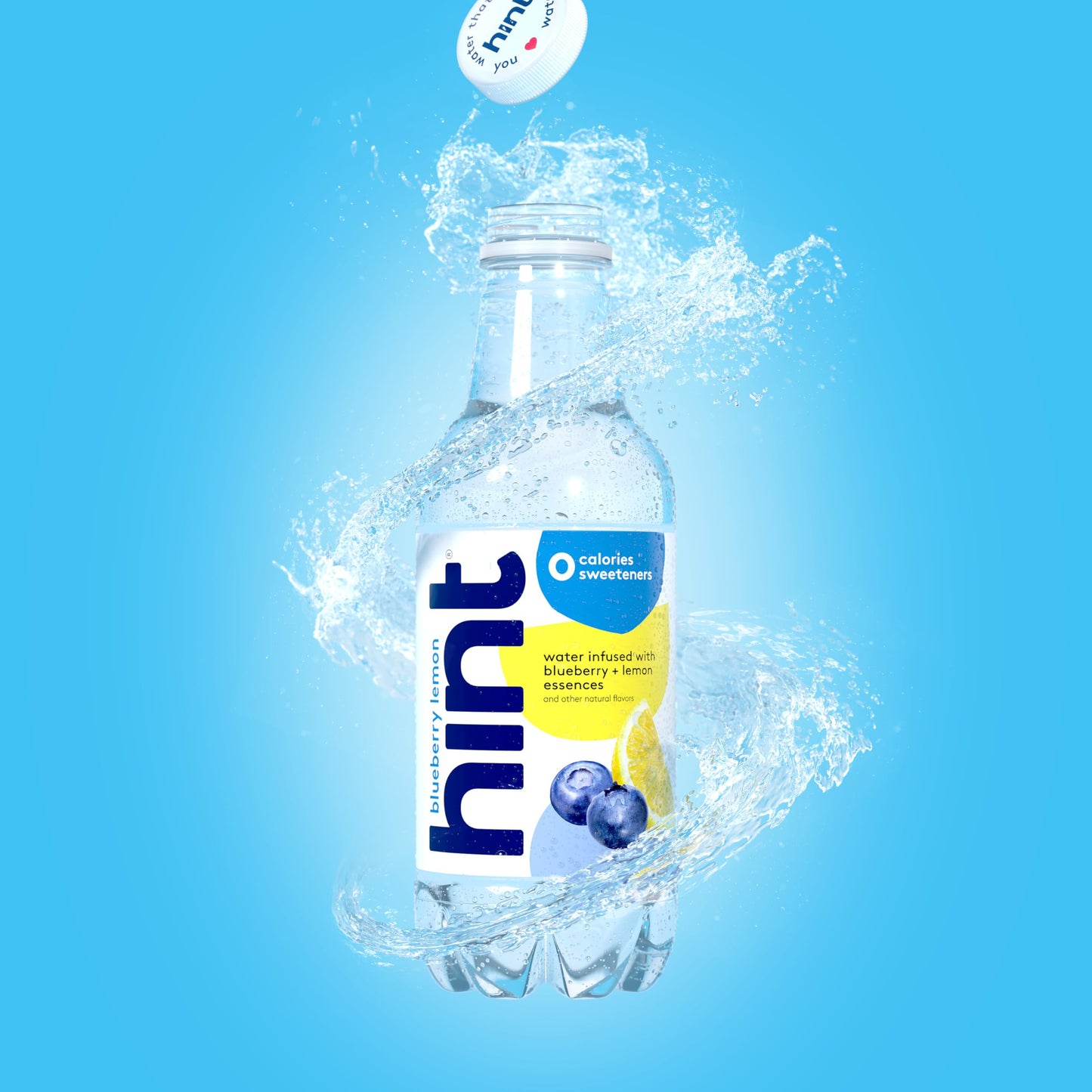 Hint Fruit-Infused Bottled Water, 4-Flavor White Variety Pack - Sugar Free Flavored Water with Zero Calories, Naturally Flavored, and No Artificial Sweeteners - 16 Fl Oz (Pack of 12)