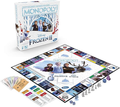 Hasbro Disney Frozen II Monopoly (Bilingual - English/French)