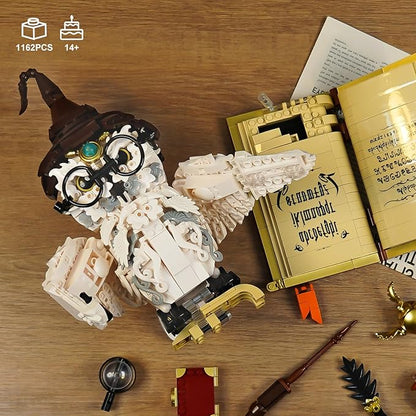MOC Magic Owl Animal Building Set- Compatible with Lego for Adults Ideas Collectible Bird Model Creative Gifts for Adults