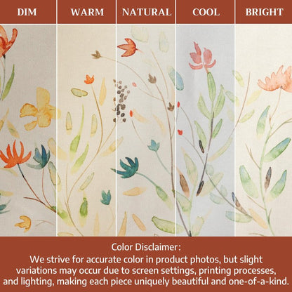 Maison d' Hermine Table Cloth Round Table 100% Cotton 63 Round Inches Tablecloth Reusable Decorative for Dining Kitchen Room Farmhouse Home Gifts for Mothers Day Spring Summer - Colmar