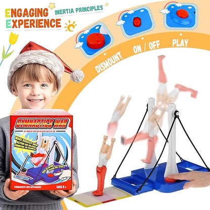 Gymnastics Challenge Game - Fun &amp Challenging Toy for Girls &amp Boys Ages 8+ and Adult Ideal Table Game for Active Kids - Develop Skills &amp Strengthen Bonds with Family and Friends